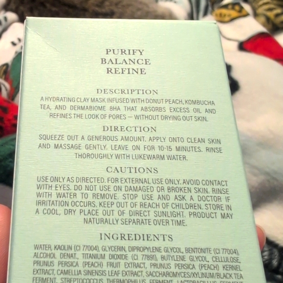 Byroe Peach Kombucha Tea Purifying Clay Mask NIB NEW IN BOX - Picture 4 of 10